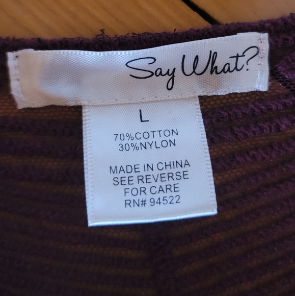 Purple lace top - Picture 4 of 4